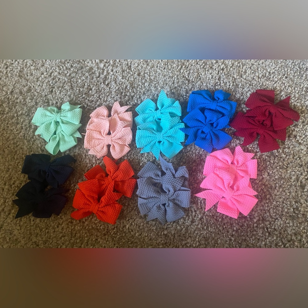Girls hair bow bundle